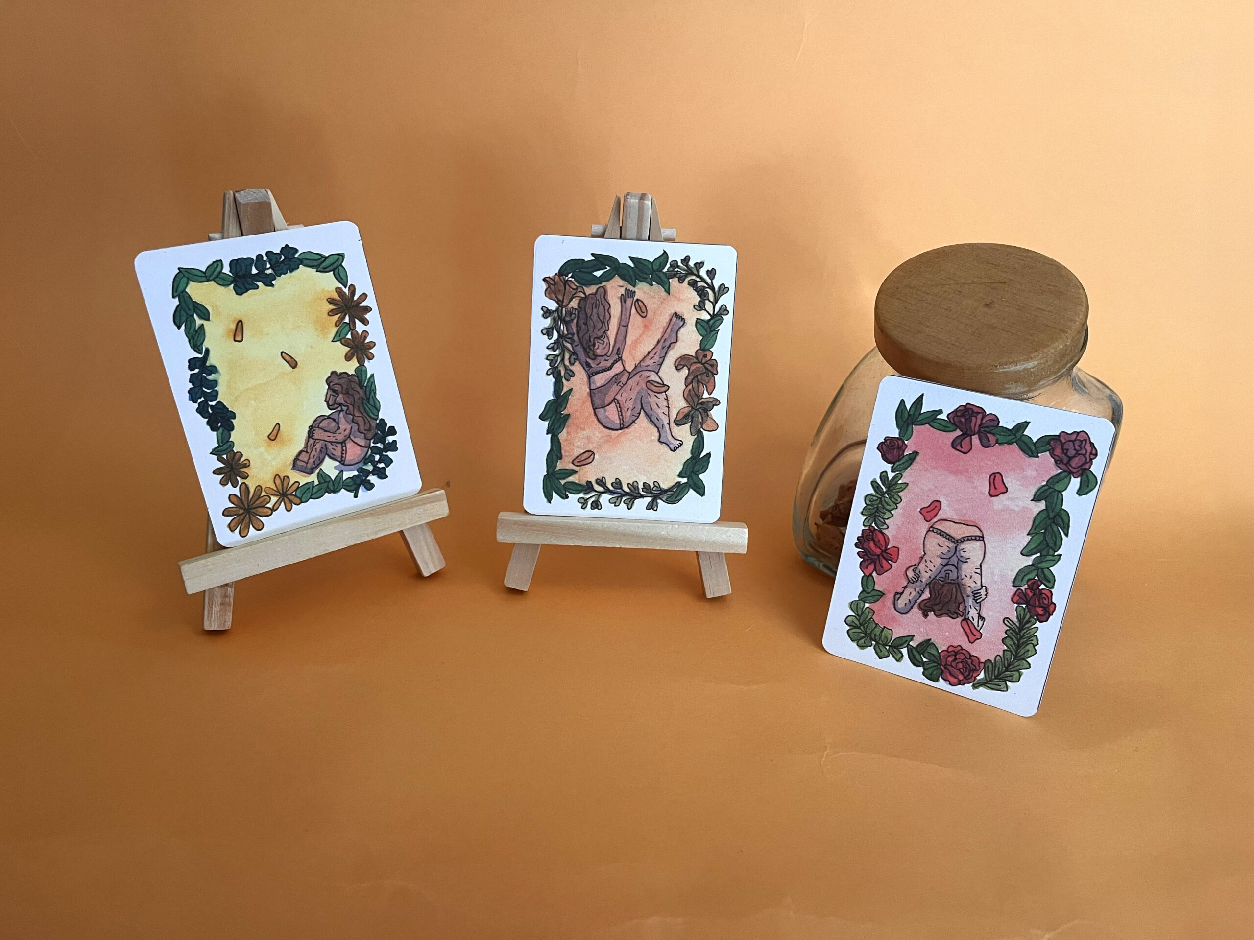 Photo des trois cartes mini-formats