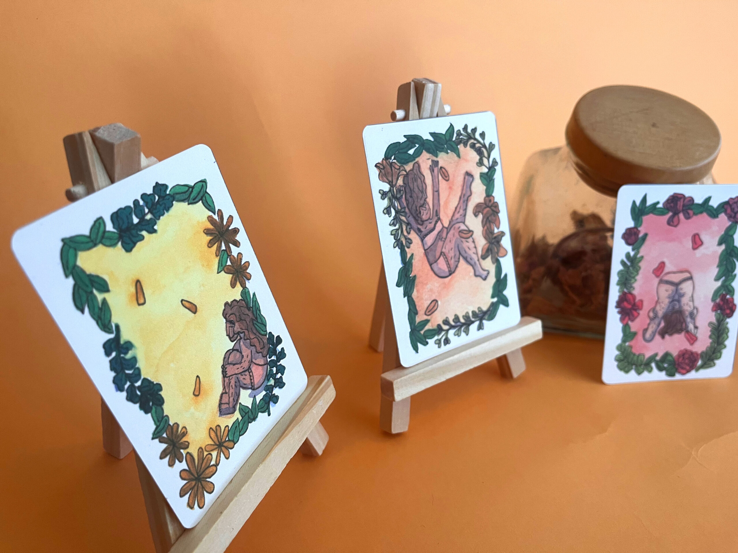 Photo des trois cartes mini-formats