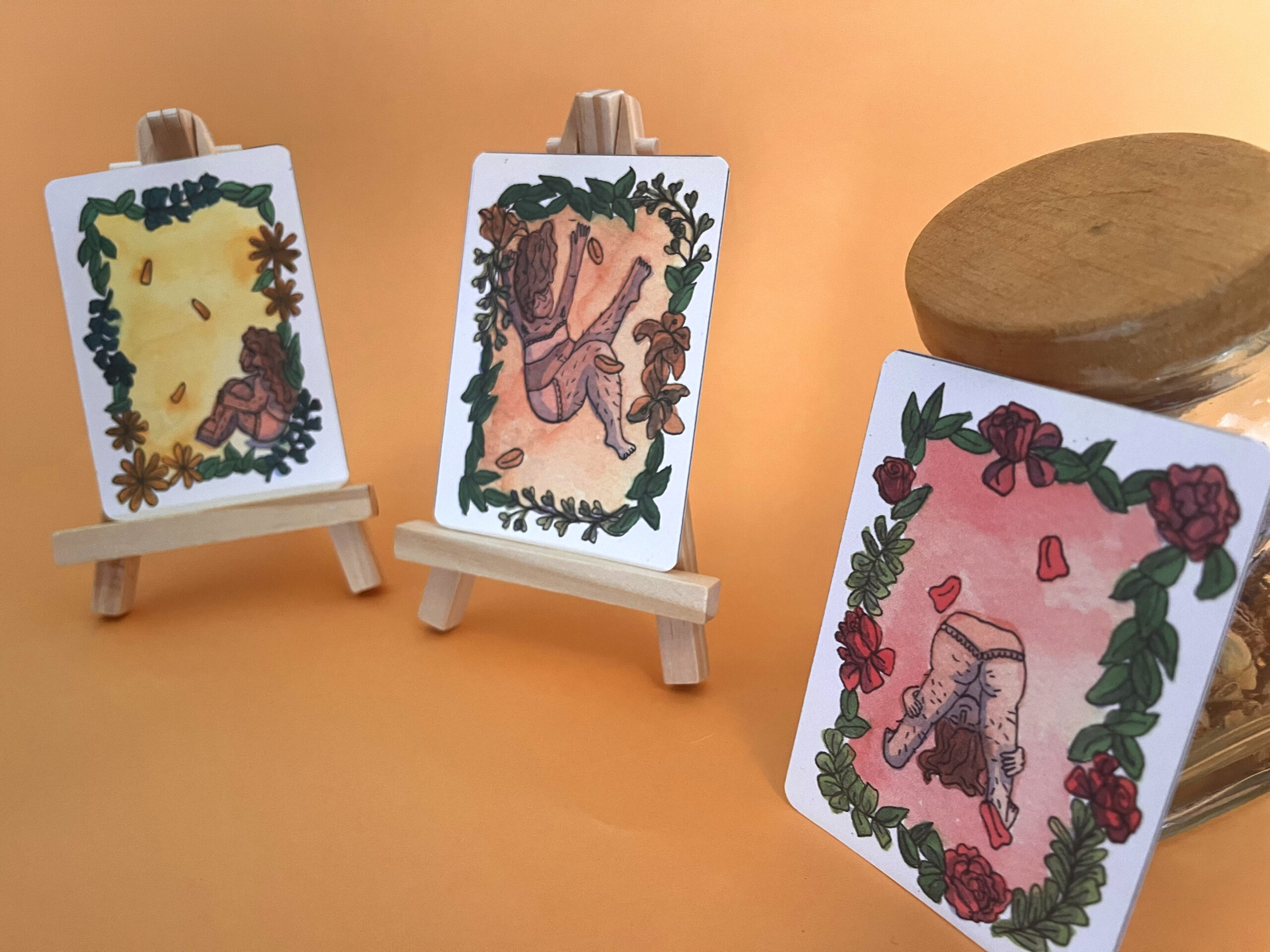 Photo des trois cartes mini-formats