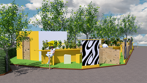 exemple de stand d'exposition pour Colas