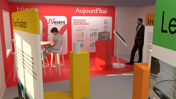 exemple de showroom de Nexans