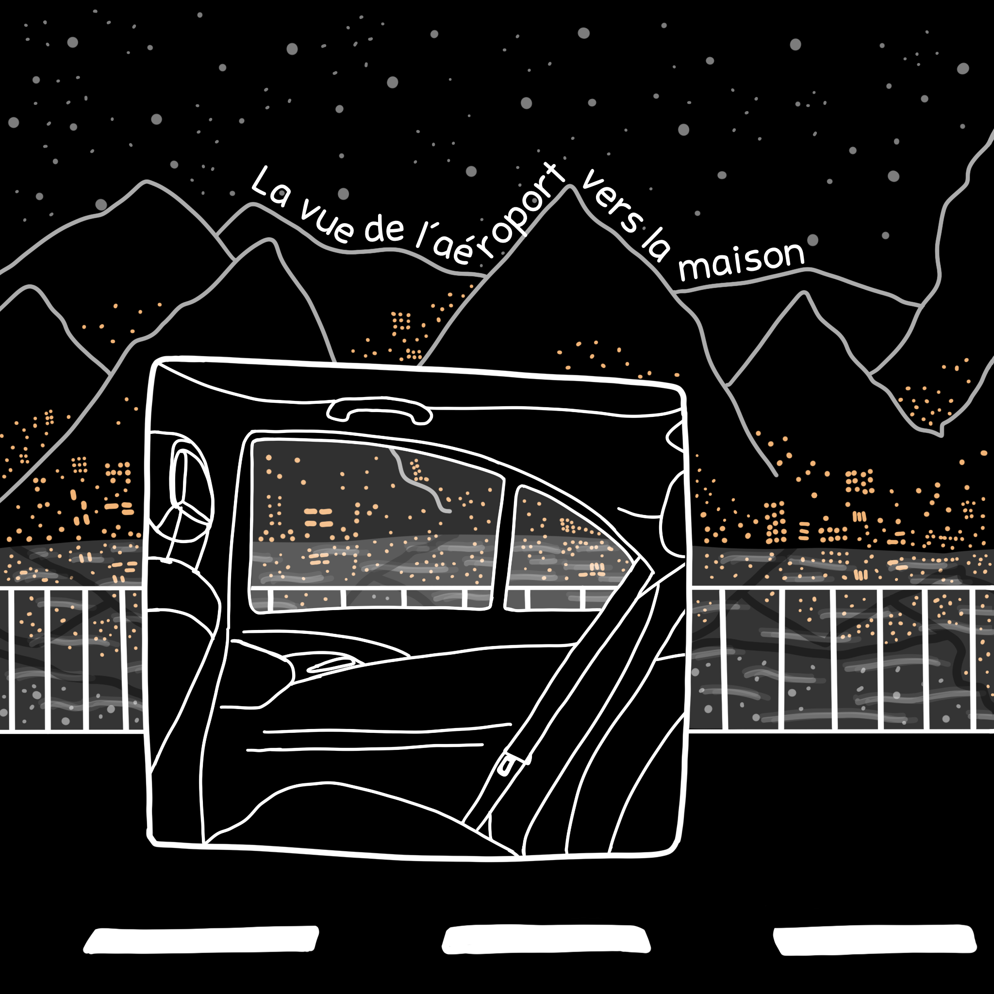 Exemple d'un dessin du roman graphique