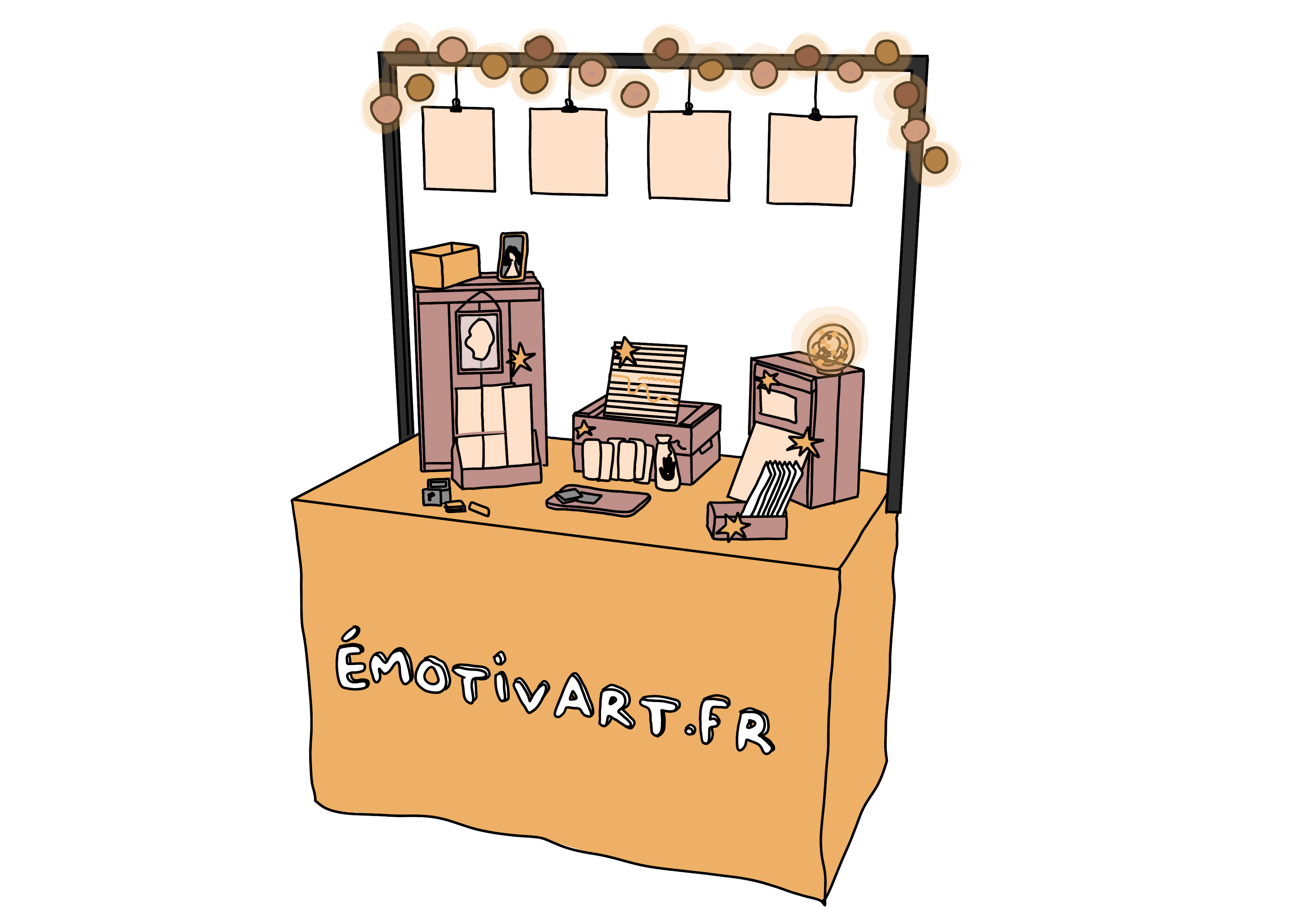 Illustration de mon futur stand