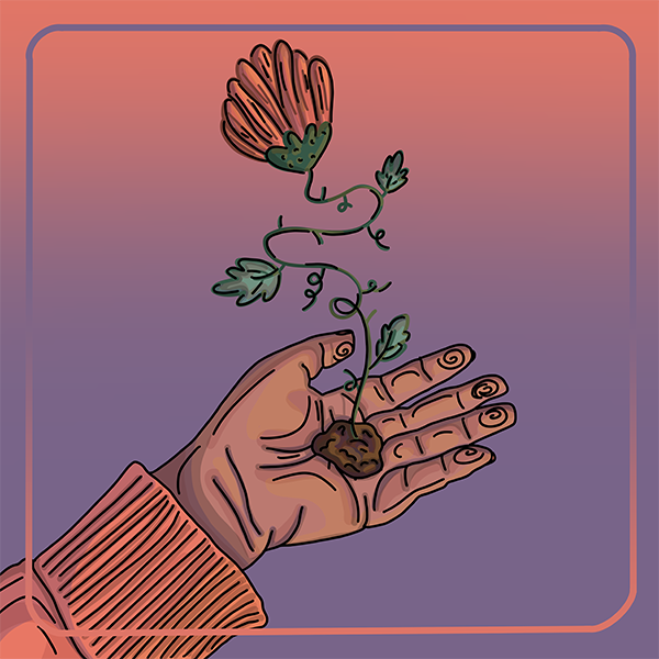 exemple d'illustration de revue